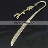 Personalized Deer Shaped Metal Bookmark With Decoration for Promotion thumbnail-2