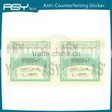 Texture Watermark Fiber Security Label thumbnail-2