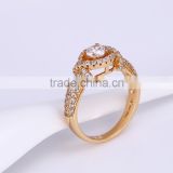 11906 Xuping fashion jewelry China wholesale 18k gold ring designs luxury glass rings charm jewelery for women