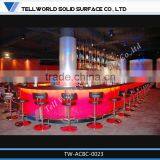 glow acrylic furniture illuminated led bar counter