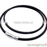 Leather Cord Wholesale With Stainless Steel Clasp