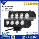 9.5 Inch 40w 3500 lm Led Work Light Bar Car Truck Boat off Road Flood Lamp Bulb thumbnail-3