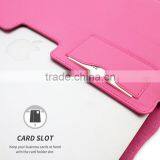 Hot Pink Card Slot Magnetic Leather Sleeve Case For Macbook Air 13 and Macbook Pro 13 With Retina,For Macbook Bag thumbnail-2