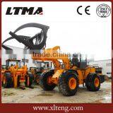 large wheel loader Lumber yard log loader