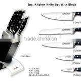 6Pcs Modern Set of German Kitchen Knife Set thumbnail-1
