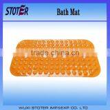 orange color pvc anti-ship bath mat