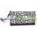 VIGO Woman Clutch Wallet With Wristlet For 5" Smartphone Classic Leopard Pattern