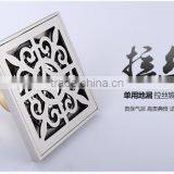 LABRAZE LE8503N Bathroom/kitchen Brass Floor Drains With Copper Wire Drawing thumbnail-3