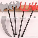 Human Skeleton Bone Axe The Sickle Fork Light & Sound Pumpkin Lantern Pumpkin Bucket Pumpkin Witch Barrel for Halloween thumbnail-1