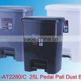 With Cover The Trash On Circular Household Kitchen Sitting Room Toilet Plastic Pedal Pail Dustbin