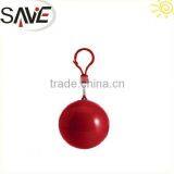 Disposable Rain Poncho Ball With Keychain thumbnail-1