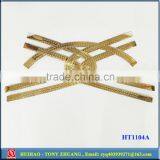 Gold Color TPU Plating Shoes Clip Decorative Chain (HT1104A) thumbnail-1