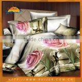 Fashion Home Soft Printed Silk Bedding Set thumbnail-3