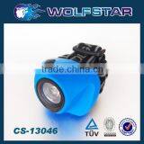 Passed CE Durable LED Mini Plastic Led Headlamp aa Battery