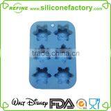 Christmas Colorful Cute Silicone Snowflake Shape Cake Mould thumbnail-2