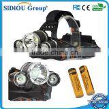 30W 5000 Lumens 3x XM-L T6 LED Head Torch / Headlamp Waterproof thumbnail-1