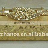 NWT SILVER EVENING BAG PURSE CLUTCH HANDBAG thumbnail-1