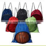 cheap color drawstring bag outdoor ball bag drawstring bag