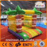 Outdoor Inflatable Bouncer House Tropical Rainforest Bouncy Castle Jumping