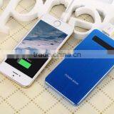 Super Thin Fashionable Credit Card Metal Litium Ion 4000mah Power Bank for IPhone, Samsung, IPad Charger thumbnail-4