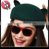 Latest Trendy Designer Girls Hats Caps With Cute Cat Ear Fancy thumbnail-3