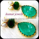 Crystal Stone Earrings thumbnail-1