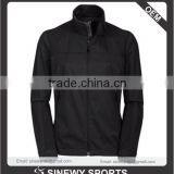 Newest custom softshell varsity jacket wholesale for men black zipper