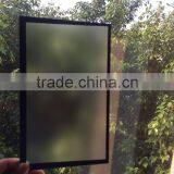 Manufacturer custom 0.5 mm to 3 mm frosted safety glass