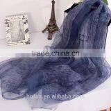 New Products Lady Fashionable Silk Muslim Square Scarf thumbnail-1