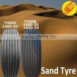 Hot Sale TAIHAO Brand sand tire 1400-20 1600-20