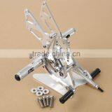 Silver CNC Front Footrests Foot Peg Set For Suzuki Hayabusa GSX1300R 1999-2014 thumbnail-1
