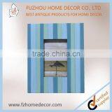 Terse Style Wooden Painting Photo Frame With Color Stripe for Decoration or Gift thumbnail-4