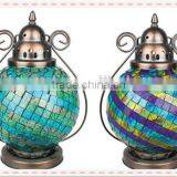 Flower Design Top Quality Solar Mosaic Lantern thumbnail-5