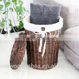 2015 Countryside Wicker Laundry Basket With Fabric thumbnail-2