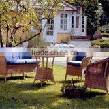 Rattan chair and table