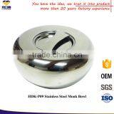 Food Grade 18-8 Stainless Steel Monks Bowl With Lid thumbnail-2