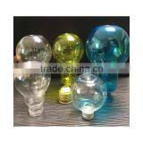 Hot Selling 50ml Mini Light Bulb Shaped Aluminum Lid Clear Plastic Candy Jars thumbnail-4