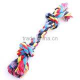 Yiwu Factory Wholesale Pet Dog Toy Double Knot Knot Cotton Rope m 23cm 55g Can be Mixed Batch thumbnail-1
