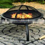 22'' Outdoor Camping Folding Fire Pit Garden Round Firebowl