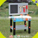 2017 Wholesale Kids Wooden Tool Table New Design Baby Wooden Tool Table Cheap Children Wooden Tool Table W03D070 thumbnail-1