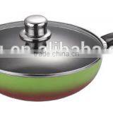 8pcs Rainbow Color Changing Aluminum Nonstick Cookware Set thumbnail-5