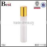 Best Selling Cosmetic Packaging 15ml Yiwu Clear Perfume Bottle Thin and Long Golden Silver Aluminum Spray Glass Bottle Perfume thumbnail-5