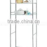 Telescopic Bathroom Corner Shower Shelf Rack 4 Tier Bath Storage Caddy Organizer thumbnail-3
