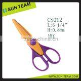 CS012 6-1/4" FDA Durable Safety Children Craft Paper Cutting Scissors thumbnail-2