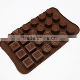 25 Cavity Kitchen DIY Baking Cake Candy Heat Resistant Food Grade Silicone Chocolate Mold