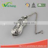 WCJ1069 Good Quality Hot Sale Stainless Steel Fun Shape Funny Shape Tea Ball Tea Infuser With Tray thumbnail-1