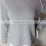 Women Simple Style Causure Plain Sweatshirt thumbnail-3