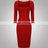 Traditional Style Brand Design New Products Rayon Bandage Dress Shenzhen Factory thumbnail-2