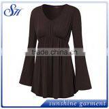 New Casual Design Blouses Wholesale Fashion Style Curve Bottom thumbnail-4