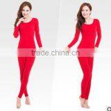 Custom Hot Sale 2014 Thermal Underwear Women's Seamless Body Suit O-neck Winter Warm Tight Slim Long Johns Top+pant Shapewear se thumbnail-1